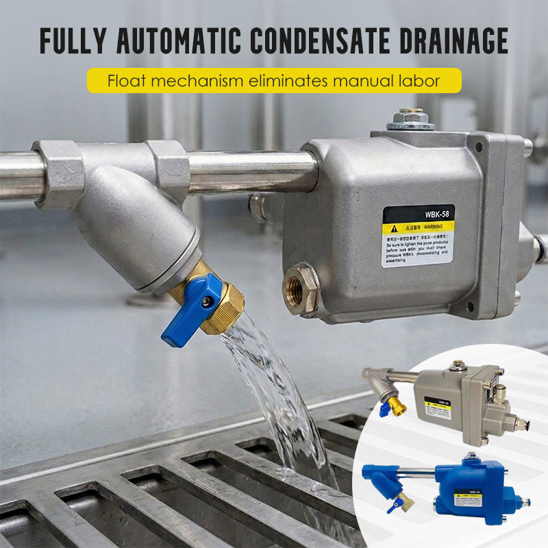📢 50% DE RÉDUCTION ! ⚡ Vanne de Purge Automatique – Alliage d’Aluminium – Sans Perte d’Air & Zéro Électricité for Air Comprimé