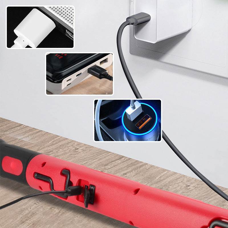 📢📢50 % DE RÉDUCTION⏰Lampe de Travail LED 3000LM – Base Magnétique & Crochet de Suspension, Batterie Rechargeable 5200mAh, Parfaite pour Atelier, Garage et Réparation Auto🔧⚡