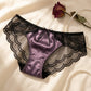 💜Achetez-en 1 obtenez-en 1 gratuitement💜Culotte sexy en satin et dentelle pour femme