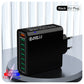 Chargeur de Téléphone Mobile à Charge Rapide USB 8 Ports
