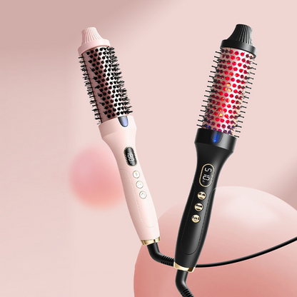 🎉50% de réduction✨Fer et lisseur 2 en 1 – Lisse, boucle et ajoute du volume en quelques secondes avec contrôle de température réglable