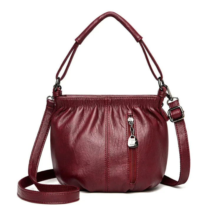 💼Sac à Main Cube en Cuir – Design Plissé Élégant, Léger & Polyvalent ✨