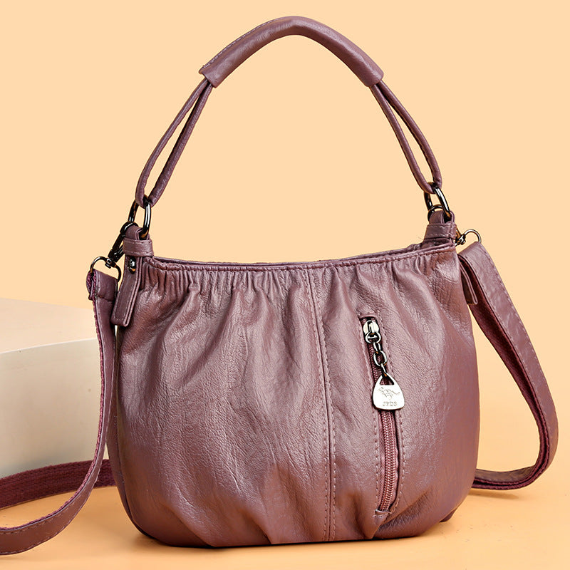 💼Sac à Main Cube en Cuir – Design Plissé Élégant, Léger & Polyvalent ✨