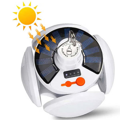 ⏰Lampe solaire multifonctionnelle et pliable en forme de ballon de football