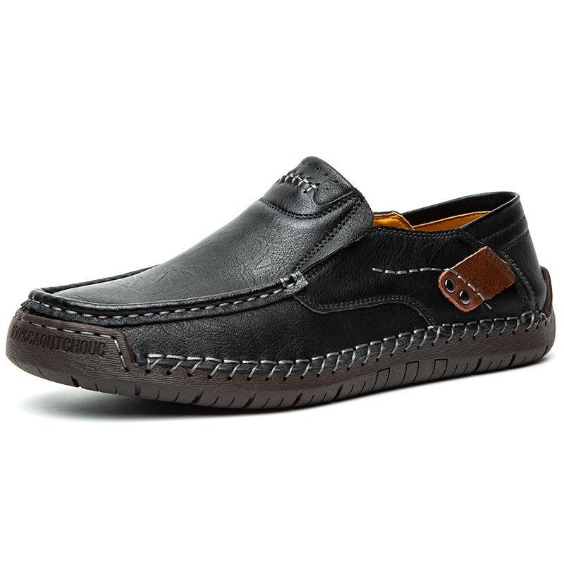 💎Chaussures Classiques en Cuir de Veau pour Homme – Sans Lacets, Confort Toute la Journée & Semelle Antidérapante