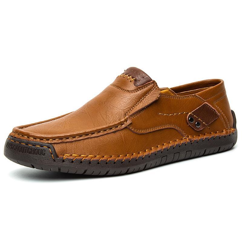 💎Chaussures Classiques en Cuir de Veau pour Homme – Sans Lacets, Confort Toute la Journée & Semelle Antidérapante