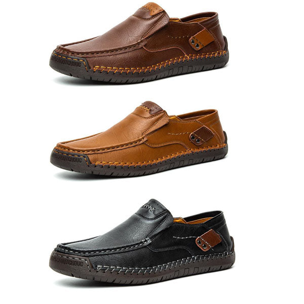 💎Chaussures Classiques en Cuir de Veau pour Homme – Sans Lacets, Confort Toute la Journée & Semelle Antidérapante
