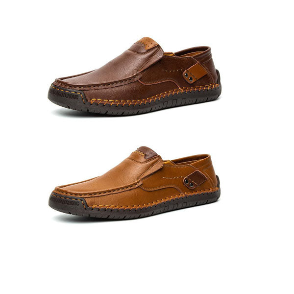 💎Chaussures Classiques en Cuir de Veau pour Homme – Sans Lacets, Confort Toute la Journée & Semelle Antidérapante