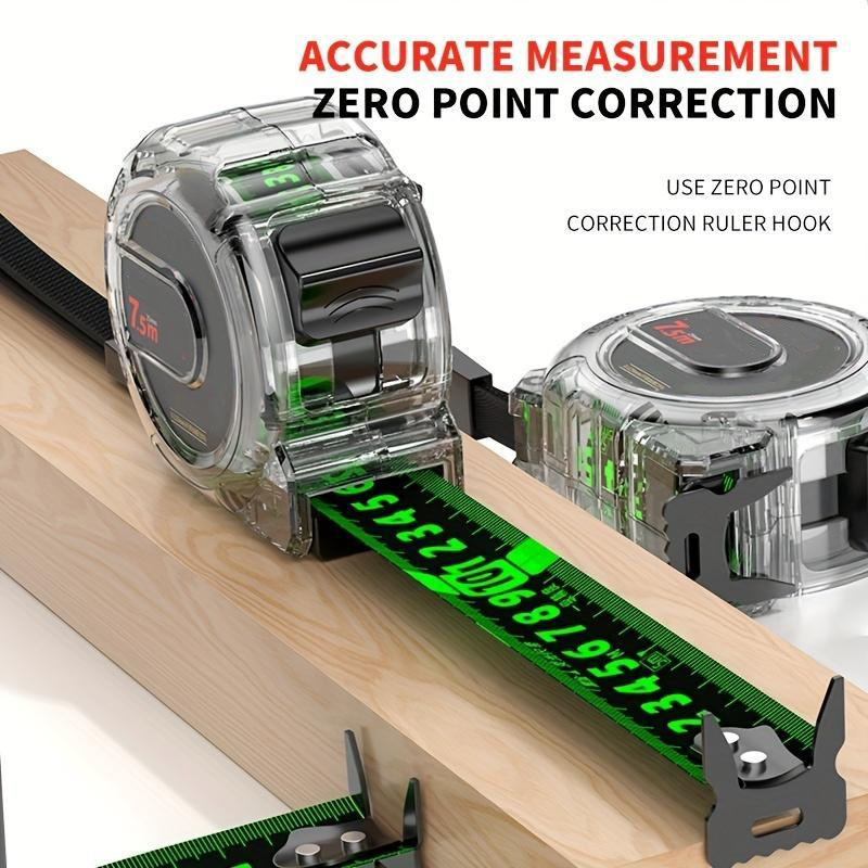 📏50% DE RÉDUCTION🌟Ruban à Mesurer Fluorescent – Haute Précision, Lecture Facile dans l'Obscurité & Durable🛠️