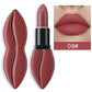 Rouge à Lèvres Mat en Forme de Lèvres - Finition Haute Couture Longue Tenue 12H