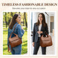 📢📢50 % de réduction⏰Sac à Bandoulière Femme en Simili-Cuir Souple – Léger, Multi-Compartiments & Tendance pour Tous les Jours✨