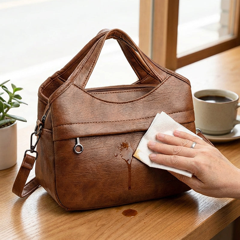 📢📢50 % de réduction⏰Sac à Bandoulière Femme en Simili-Cuir Souple – Léger, Multi-Compartiments & Tendance pour Tous les Jours✨