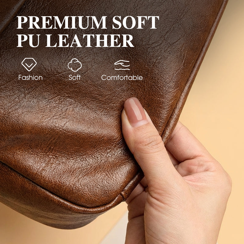 📢📢50 % de réduction⏰Sac à Bandoulière Femme en Simili-Cuir Souple – Léger, Multi-Compartiments & Tendance pour Tous les Jours✨