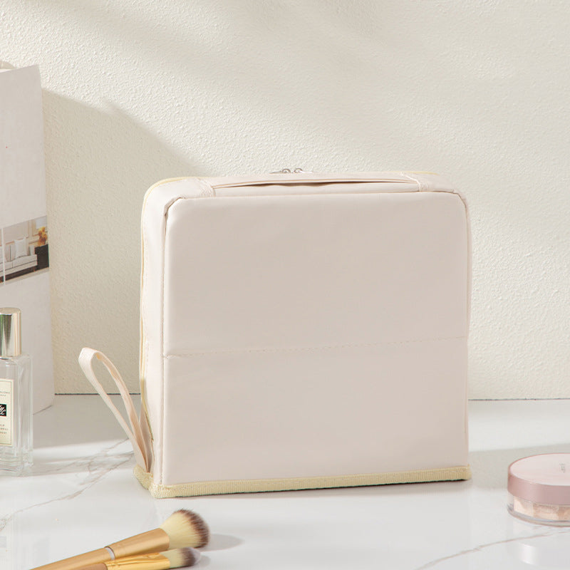 📢📢50% de réduction⏰Trousse à cosmétiques élégante à compartiments – Style minimaliste, rangement intelligent et ultra-pratique✨