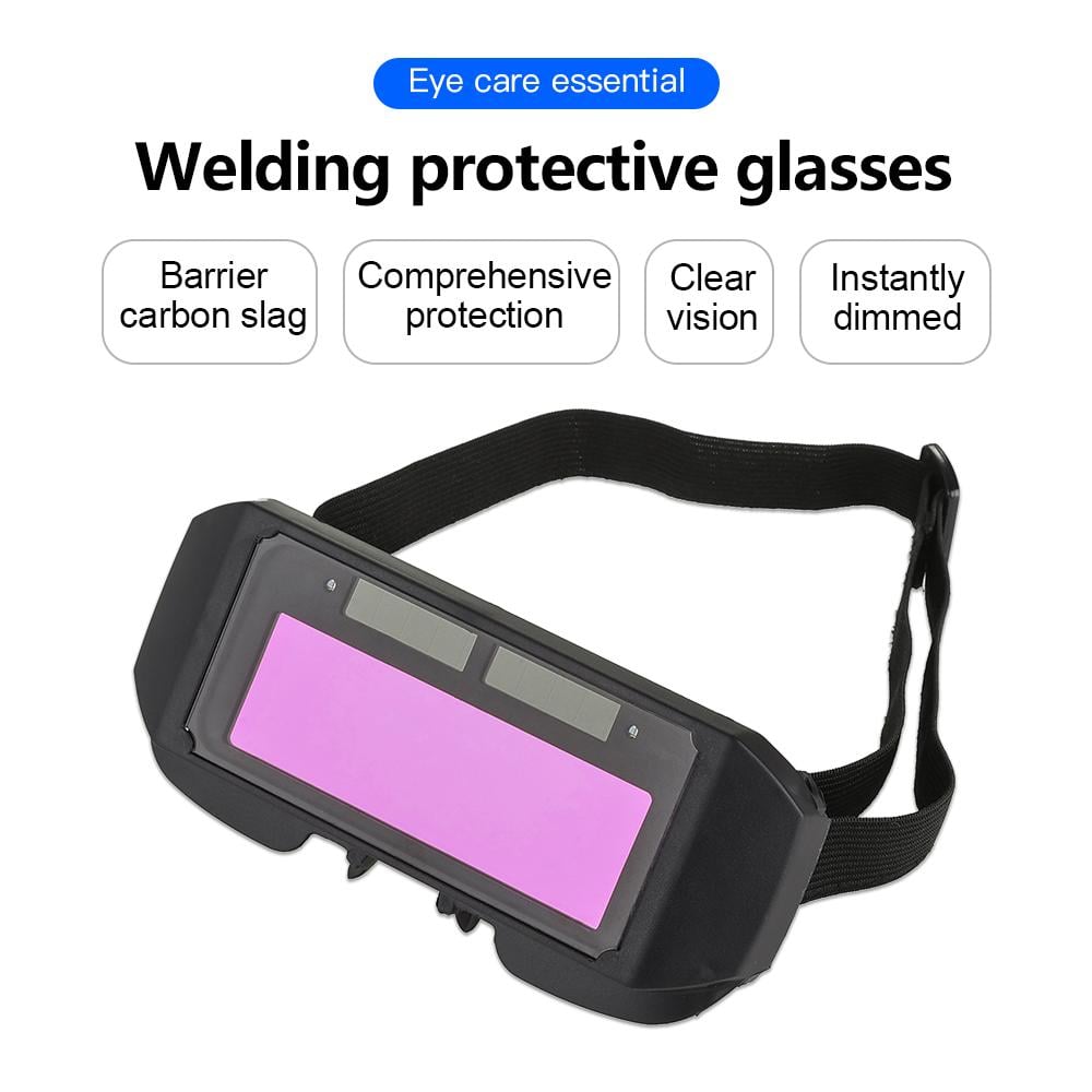 Lunettes de Soudage à Obscurcissement Automatique - Protection UV/IR, Pile Solaire et Monture Ajustable