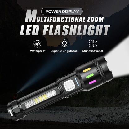 ⏰Lampe de poche LED zoom multifonctionnelle avec affichage de la puissance