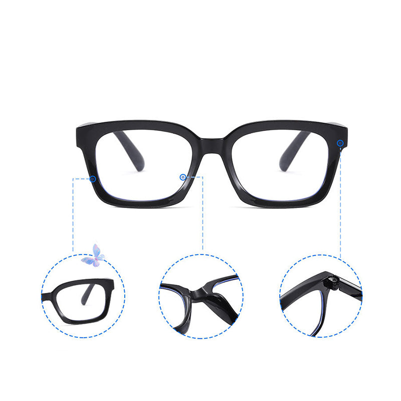 👓 50% DE RÉDUCTION ! 💎 Lunettes Anti-Lumière Bleue Style Vintage & Moderne – Confort Toute la Journée, Protection Efficace & Monture Carrée Tendence ✨