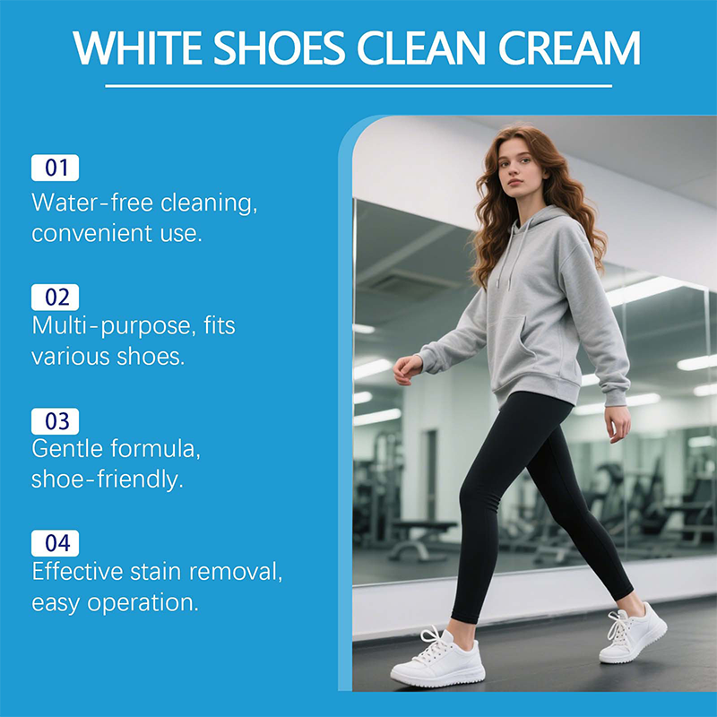 📢📢Achetez 3 et obtenez 2 gratuits⏰Crème nettoyante sans eau pour chaussures blanches