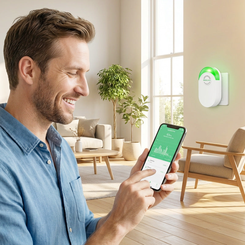⚡ACHETEZ 3, OFFERT 1 !🏠Économiseur d‘Électricité – Stabilise la Tension, Réduit la Consommation & Installation Facile💡