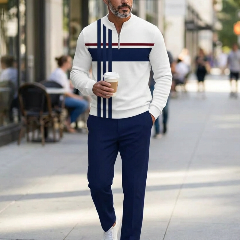 💎50% sur la Nouveauté 2026 | Ensemble Homme Imprimé – Coupe Décontractée, Respirant | Boostez Votre Look Casual🎁