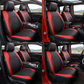 ✨50% DE RÉDUCTION🚗Housses de Siège Voiture Cuir 9 Pièces 2026 – Universelles, Sécurisées Airbag & Matelassées Luxe 💼
