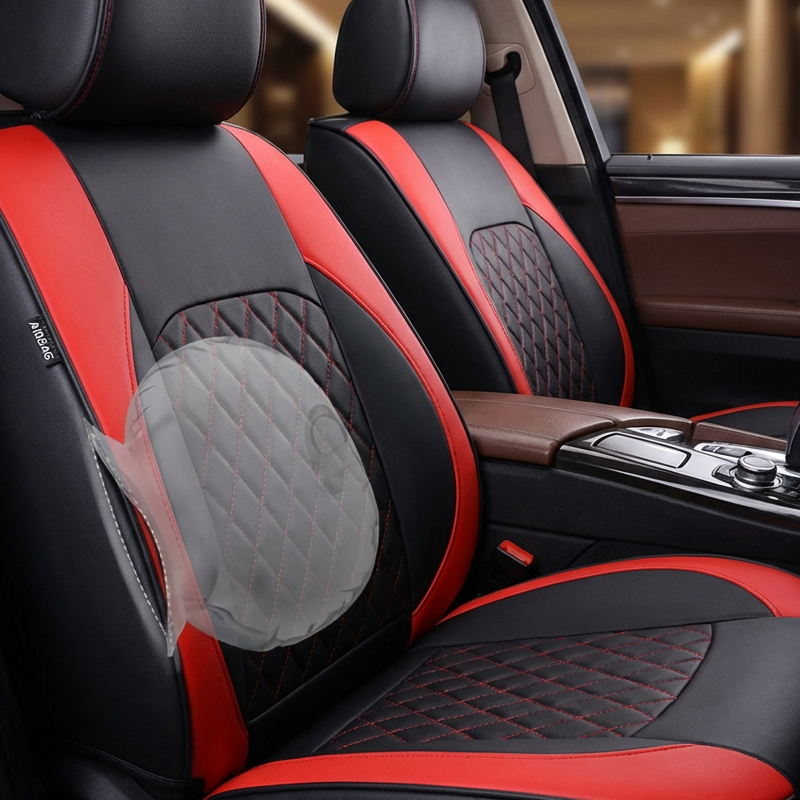 ✨50% DE RÉDUCTION🚗Housses de Siège Voiture Cuir 9 Pièces 2026 – Universelles, Sécurisées Airbag & Matelassées Luxe 💼