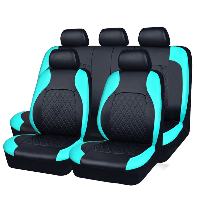 ✨50% DE RÉDUCTION🚗Housses de Siège Voiture Cuir 9 Pièces 2026 – Universelles, Sécurisées Airbag & Matelassées Luxe 💼