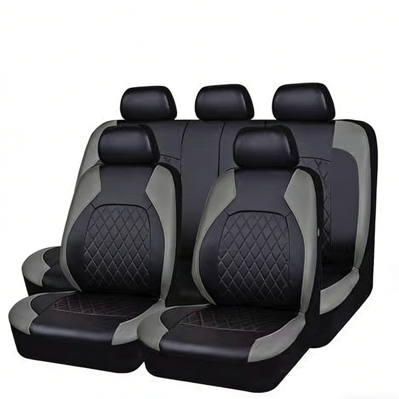 ✨50% DE RÉDUCTION🚗Housses de Siège Voiture Cuir 9 Pièces 2026 – Universelles, Sécurisées Airbag & Matelassées Luxe 💼