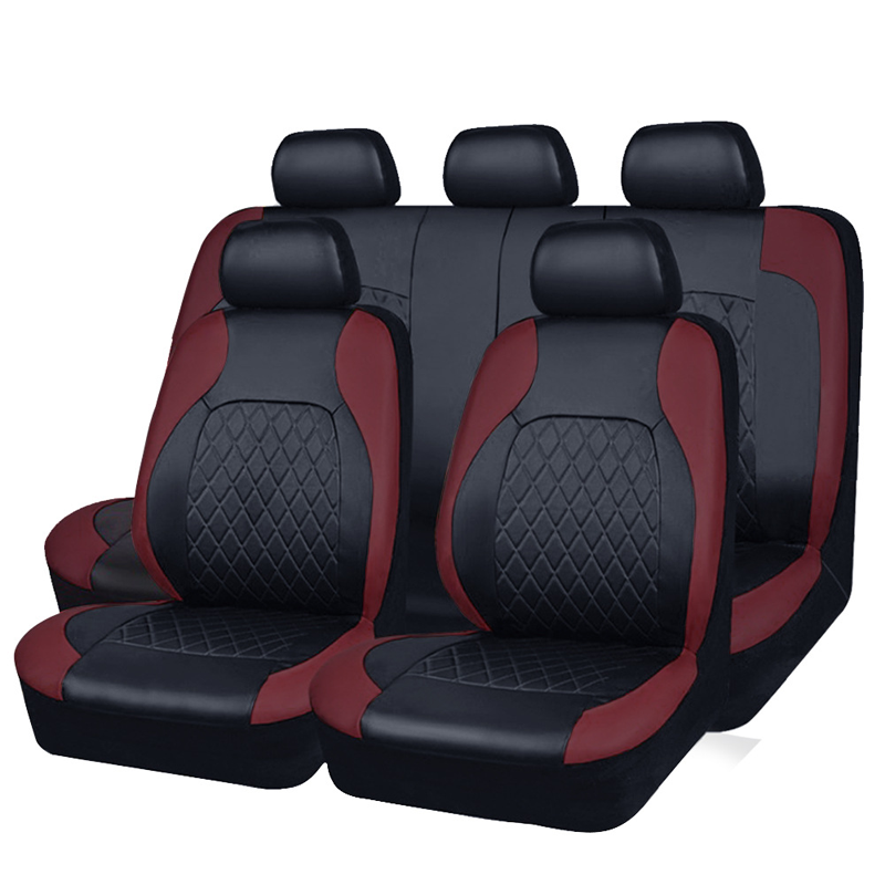 ✨50% DE RÉDUCTION🚗Housses de Siège Voiture Cuir 9 Pièces 2026 – Universelles, Sécurisées Airbag & Matelassées Luxe 💼