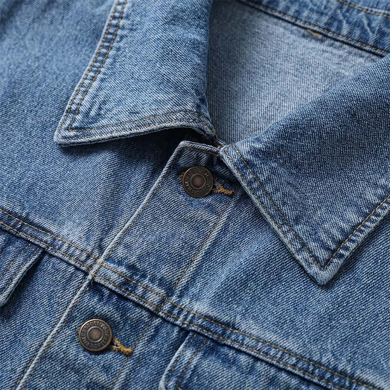 💐50% DE RÉDUCTION💥Manteau Boutonné Long en Denim – Style & Confort toute la Journée🧥🌿