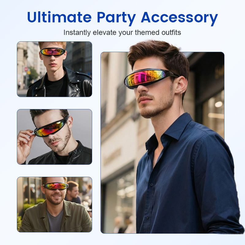 🕶️50% DE RÉDUCTION😎Lunettes de Soleil Légères et Futuristes avec Écran Protecteur – Confort Ultime, Protection UV 400 & Design Unique✨