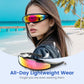 🕶️50% DE RÉDUCTION😎Lunettes de Soleil Légères et Futuristes avec Écran Protecteur – Confort Ultime, Protection UV 400 & Design Unique✨