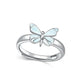 Pendentif Papillon Lumineux Rechargeable – Brille dans le Noir, Collier & Bracelet Inclus, Cadeau Romantique