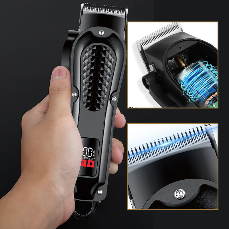 ✂️ 50% DE RÉDUCTION ! ⏰ Tondeuse Électrique – Lames Auto-Affûtantes, Faible Bruit & Écran Intelligent – Moteur Sans Balais 1500 mAh – Coupe Précise pour le Jardin ou l’Entretien des Espaces Verts 🌿
