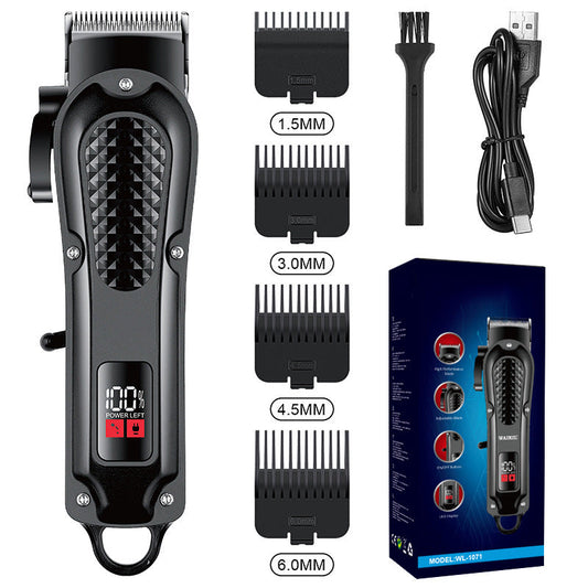✂️ 50% DE RÉDUCTION ! ⏰ Tondeuse Électrique – Lames Auto-Affûtantes, Faible Bruit & Écran Intelligent – Moteur Sans Balais 1500 mAh – Coupe Précise pour le Jardin ou l’Entretien des Espaces Verts 🌿