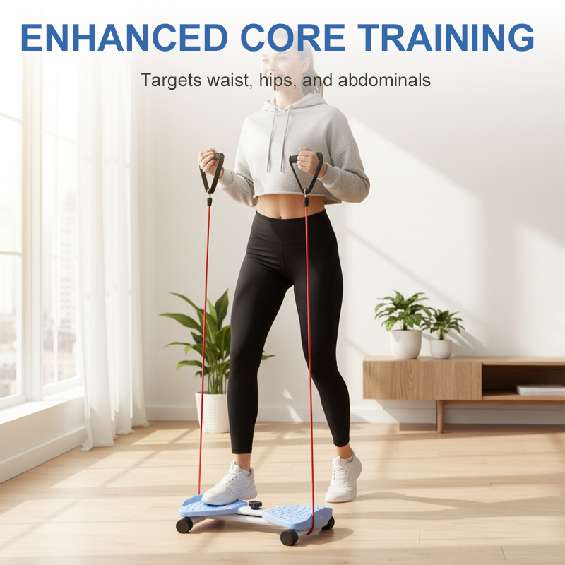💎Stepper de Cardio Compact avec Torsion du Bassin – Entraînement Complet Corps & Maison, Jusqu’à 120 kg