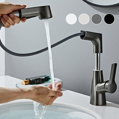 📢50% de réduction⏰Robinet de Salle de Bain à 1 Trou avec Douchette Extractible