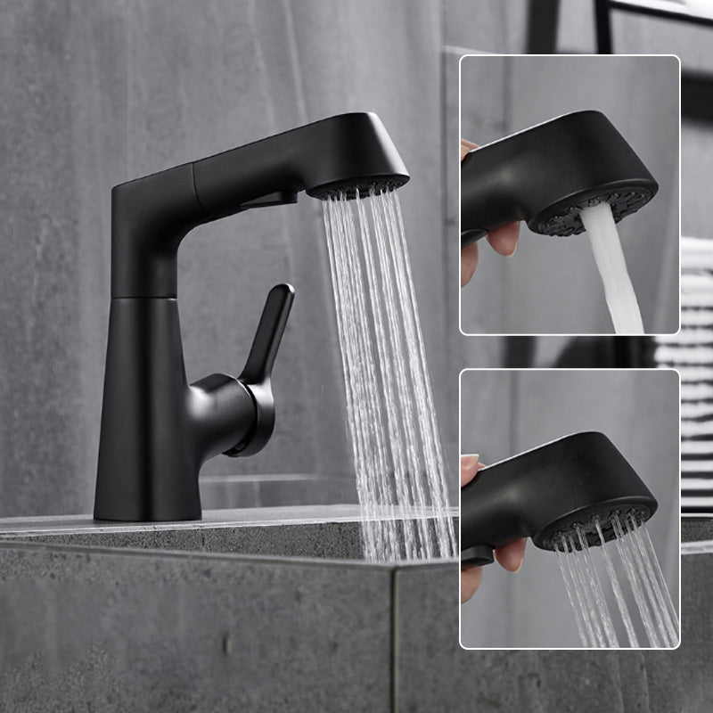 📢50% de réduction⏰Robinet de Salle de Bain à 1 Trou avec Douchette Extractible