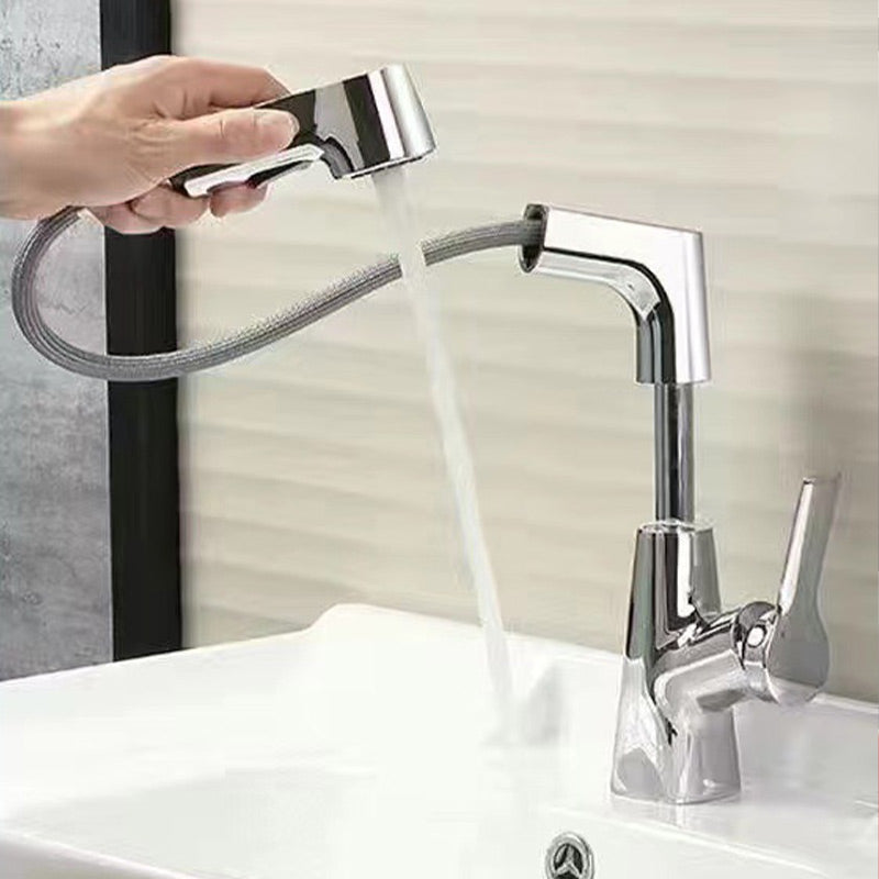 📢50% de réduction⏰Robinet de Salle de Bain à 1 Trou avec Douchette Extractible