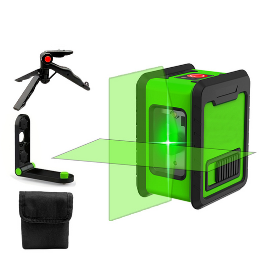 📐50% DE RÉDUCTION✨Mini Niveau Laser à Haute Précision avec Ligne Croisée – Auto-nivelant, Lignes Verticales/Horizontales & Design Compact🔧