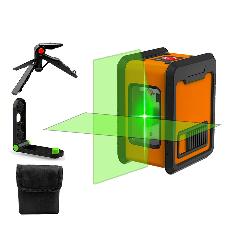📐50% DE RÉDUCTION✨Mini Niveau Laser à Haute Précision avec Ligne Croisée – Auto-nivelant, Lignes Verticales/Horizontales & Design Compact🔧