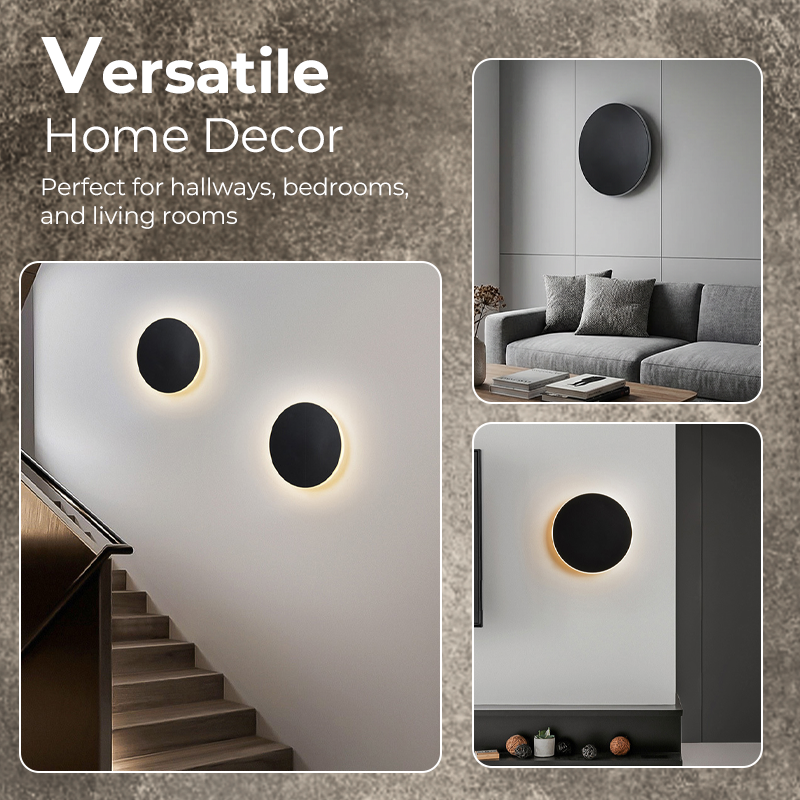 💡PROMO -50% !🌟Applique Murale LED Ronde Moderne – Commande Tactile, Éclairage RGB Réglable & Design Élégant
