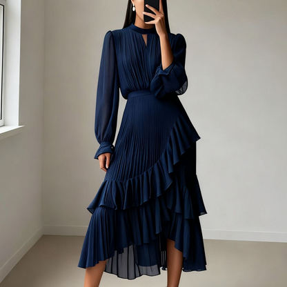 🌸Légère & Élégante | Robe Midi à Encolure Keyhole | -50% Style 2026💨