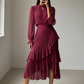 🌸Légère & Élégante | Robe Midi à Encolure Keyhole | -50% Style 2026💨