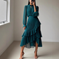 🌸Légère & Élégante | Robe Midi à Encolure Keyhole | -50% Style 2026💨