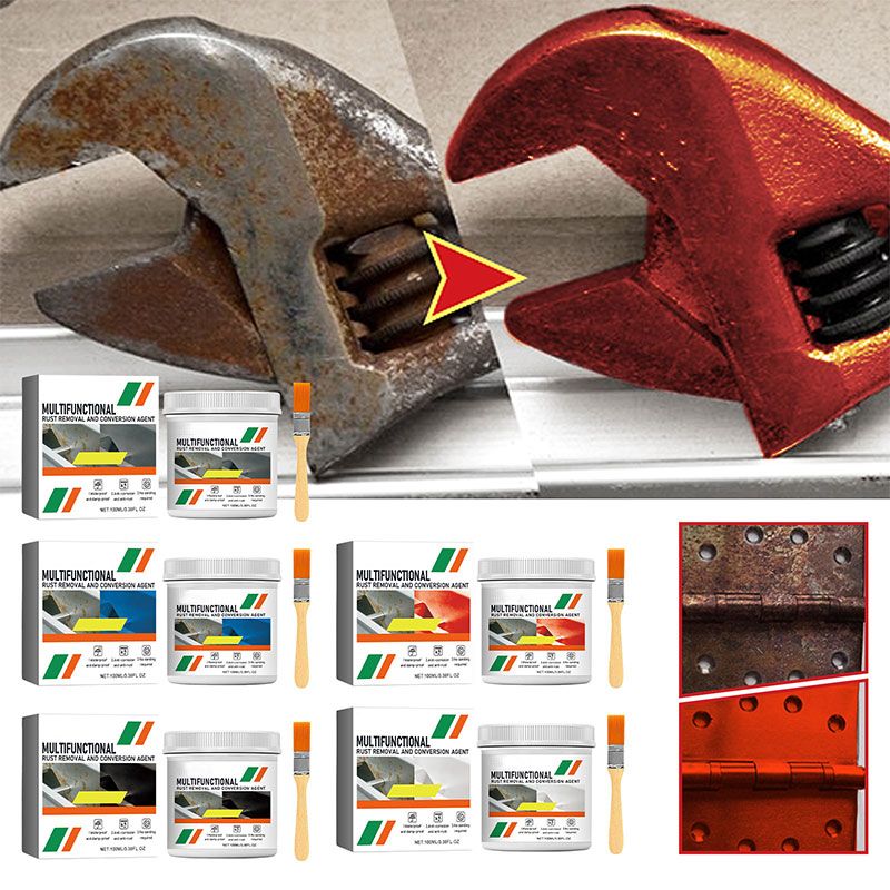 💎50 % DE RÉDUCTION💎Produit multifonctionnel pour éliminer et convertir la rouille sur le métal – Élimine la rouille, scelle le métal et prépare la surface pour la peinture🛠️🛡️