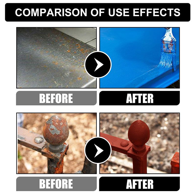 💎50 % DE RÉDUCTION💎Produit multifonctionnel pour éliminer et convertir la rouille sur le métal – Élimine la rouille, scelle le métal et prépare la surface pour la peinture🛠️🛡️
