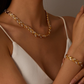💎 50% DE RÉDUCTION ! 💎 Ensemble Collier & Bracelet à Feuilles en Strass – Design Naturel Élégant, Ajustable & Luxueux ✨🌿