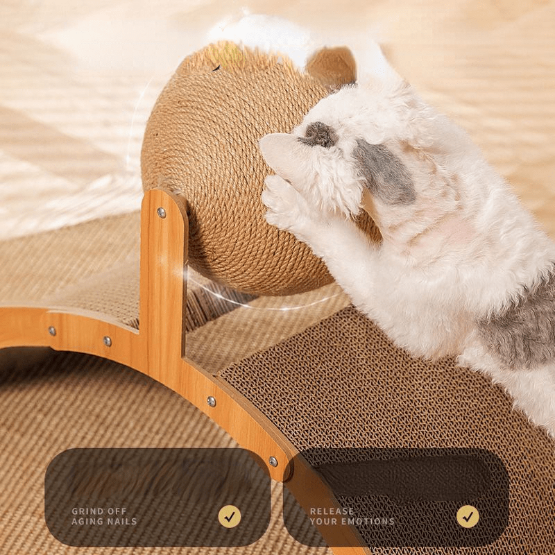 🎉 2026 Soldes — Plus de 30 700 Vendu!😻 Boule à gratter naturelle en sisal