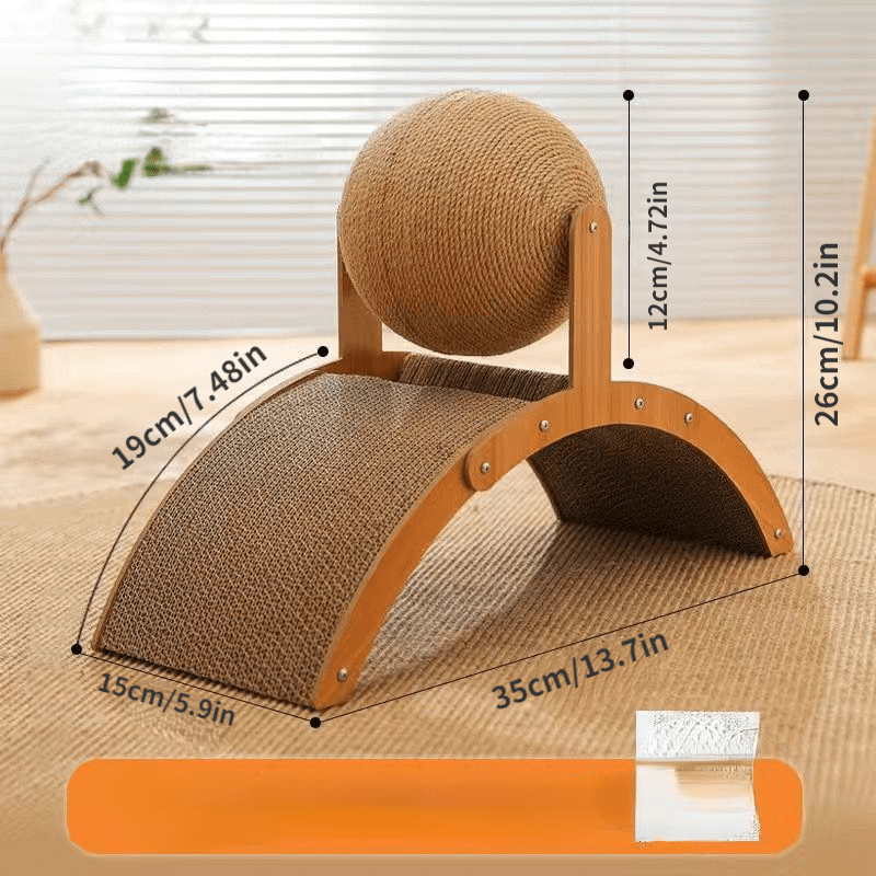🎉 2026 Soldes — Plus de 30 700 Vendu!😻 Boule à gratter naturelle en sisal